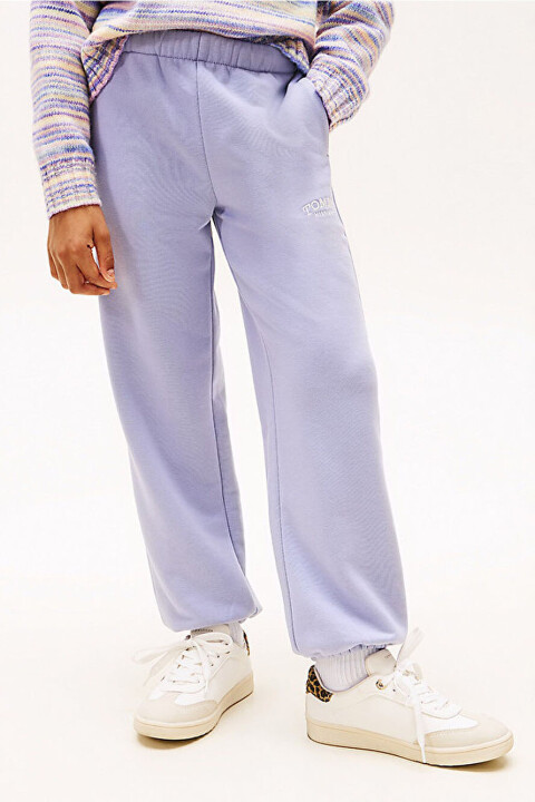 Kız Çocuk Monotype Eşofman Altı - Lila - Tommy Hilfiger