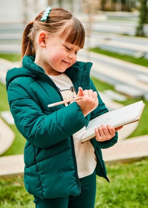 Kız Çocuk Mont Yeşil - Mayoral