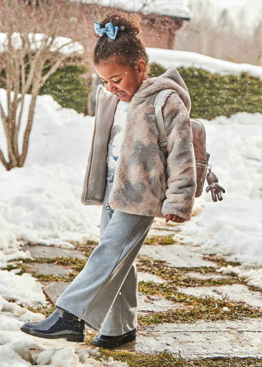 Kız Çocuk PANTOLON Gök Mavisi 