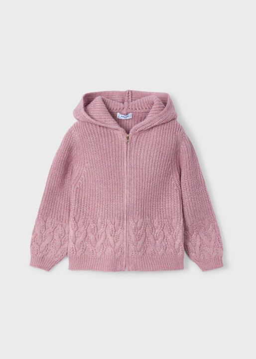 Kız Çocuk Pullover-Örgü Hırka Pembe 