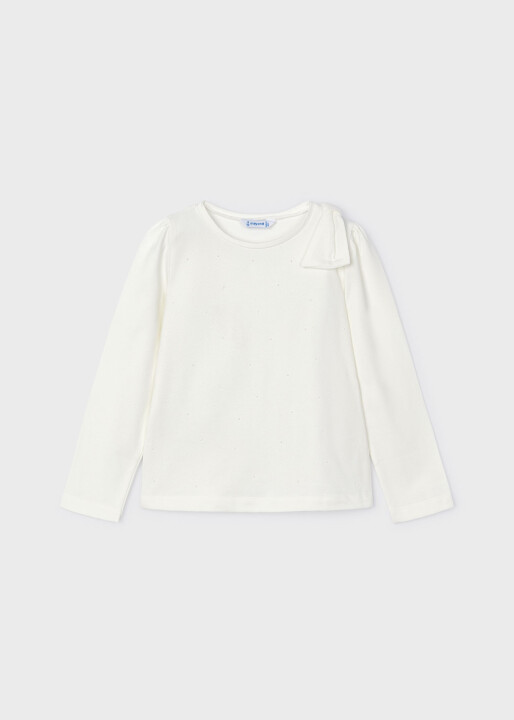 Kız Çocuk Sweatshirt - Beyaz 