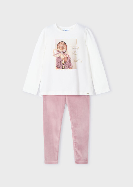 Kız Çocuk Tayt Takım Pembe - Mayoral