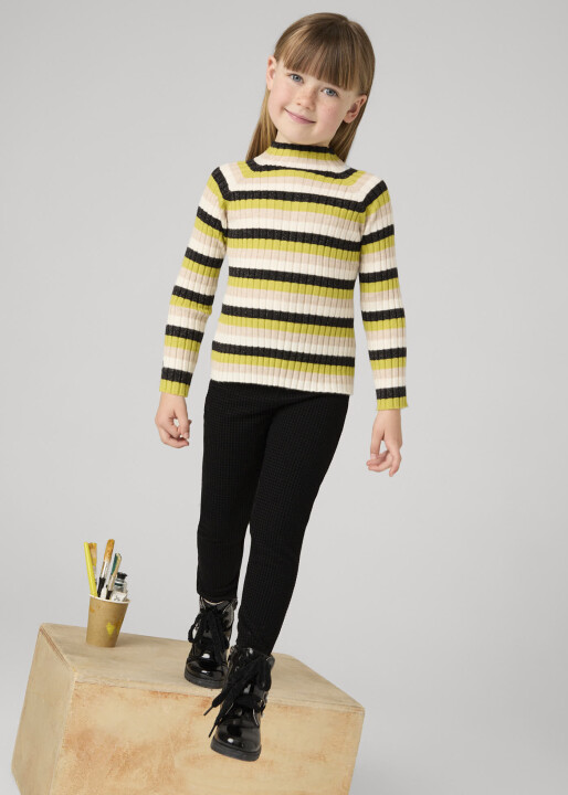 Kız Çocuk Tayt Takım Siyah 