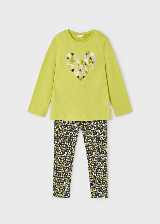 Kız Çocuk Tayt Takım Yeşil - Mayoral