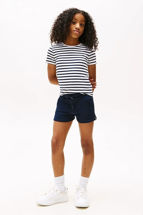 Kız Çocuk Th T-Shirt ve Şort Takımı - Lacivert - Tommy Hilfiger