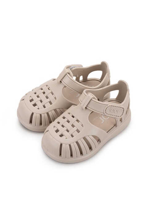 Kız Çocuk Tobby Cırt Cırtlı Deniz Sandaleti - Bej 