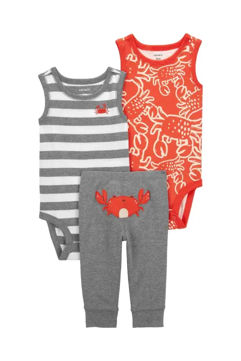 Layette Erkek Bebek 3Lü Set 