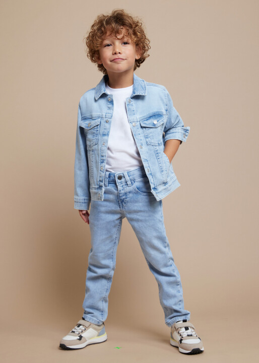 Erkek Çocuk Denim Ceket-Mavi 