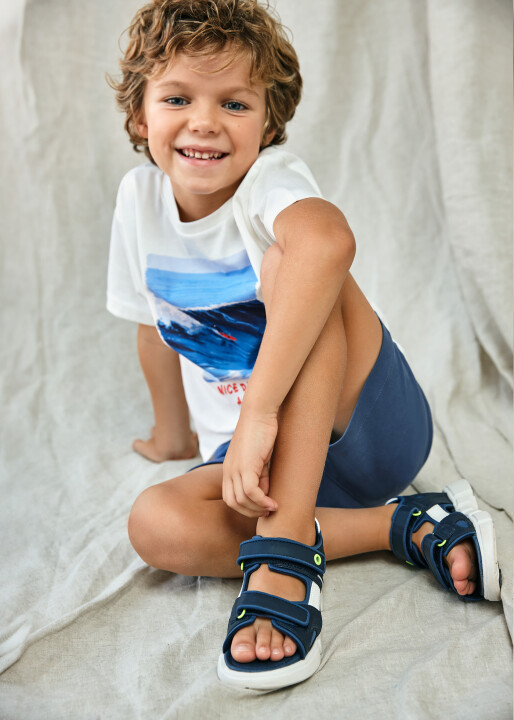 Erkek Çocuk İki Tişört Şort Set 