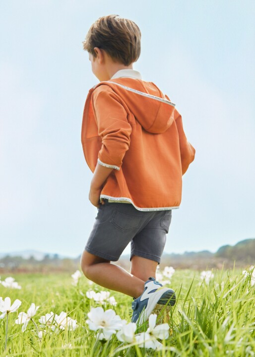 Erkek Çocuk Kot Şort-Gri - Mayoral