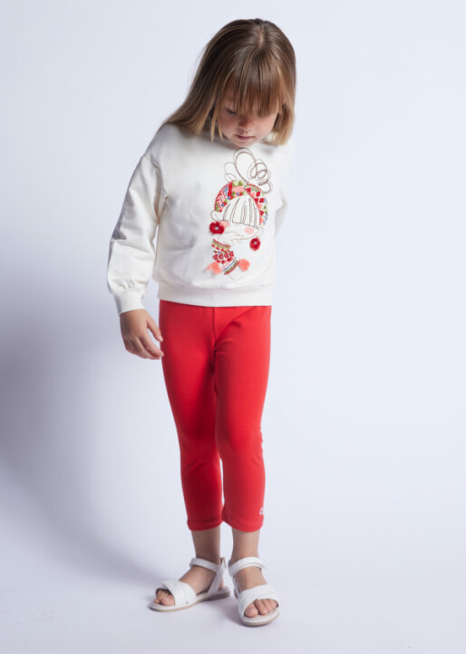 Kız Çocuk Tayt-Kırmızı - Mayoral