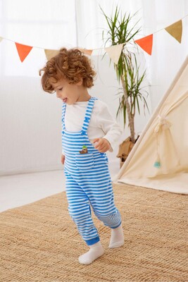 Erkek Bebek 2Li Takım-Mavi - Minycenter