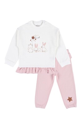 Kız Bebek 2Li Takım-Pembe 