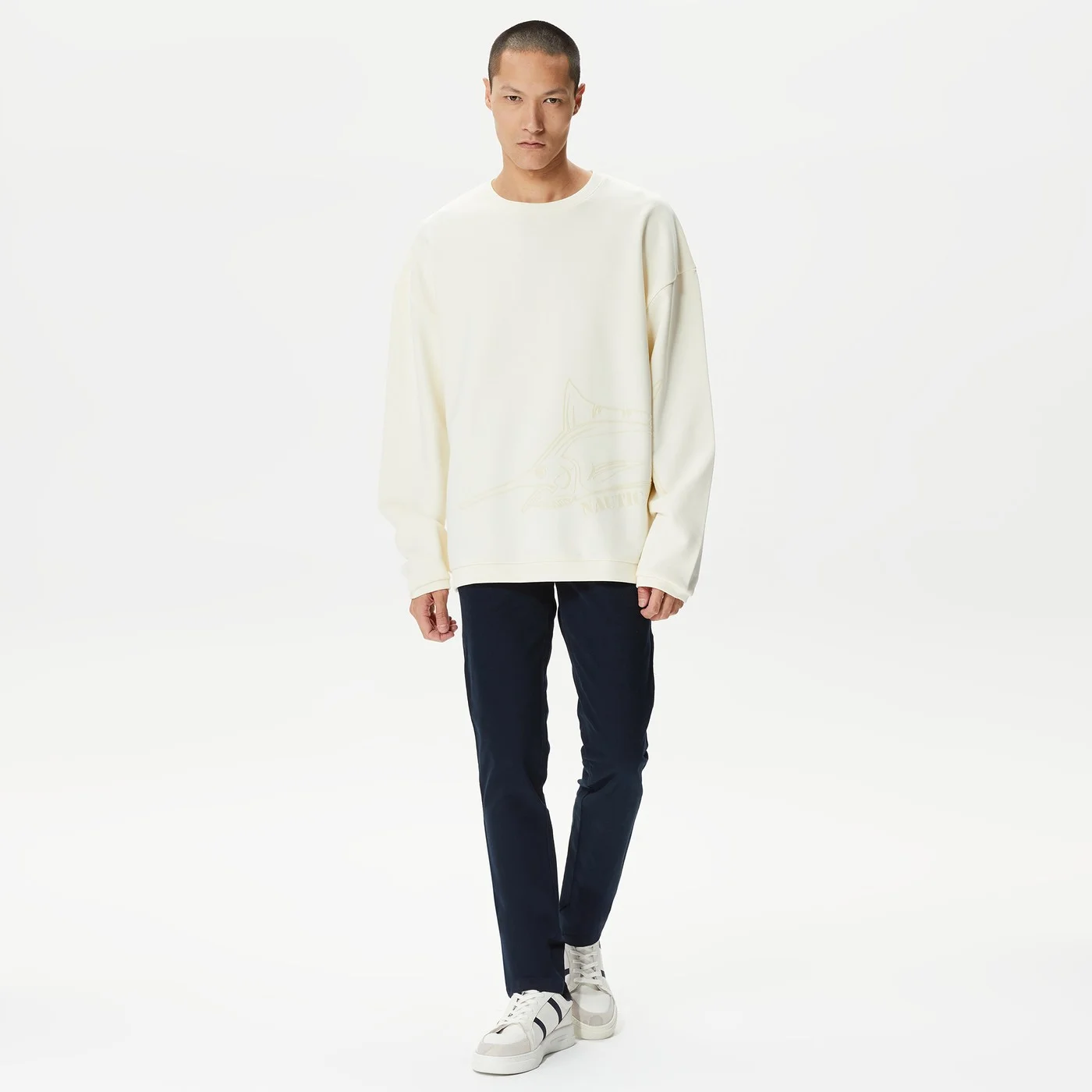 Erkek Slim Fit Pantolon - Lacivert - Nautica