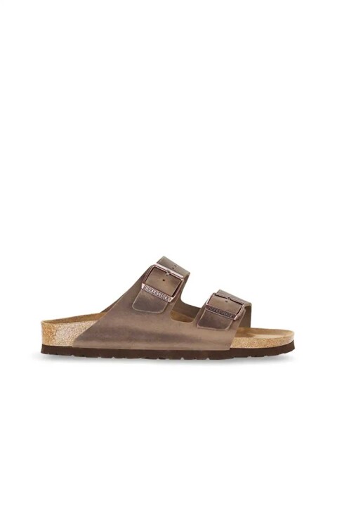 Unisex Arizona Leoi Terlik - Kahverengi - Birkenstock