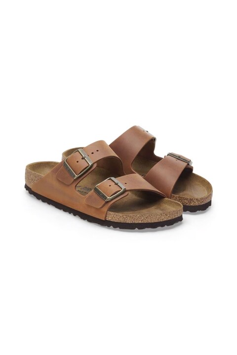 Unisex Arizona Terlik - Kahverengi - Birkenstock