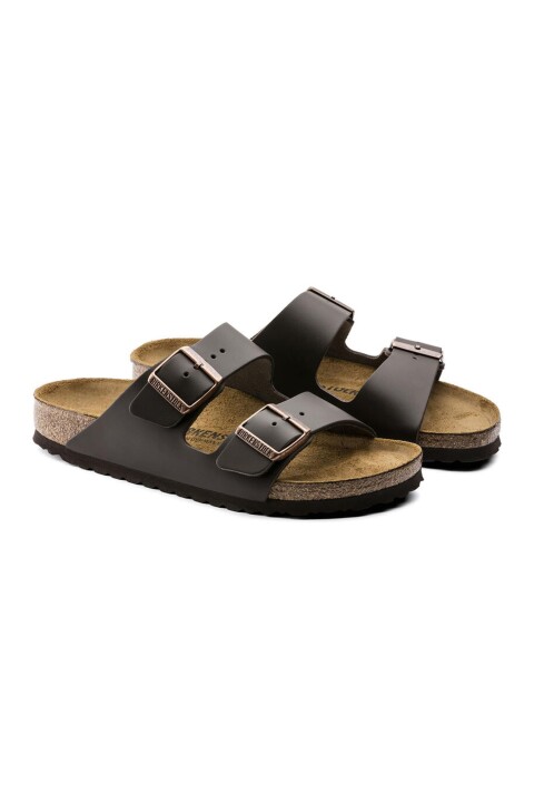 Unisex Arizona Terlik - Koyu Kahverengi 