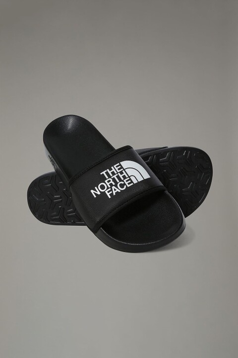 Unisex Base Camp Slide III Terlik - Siyah/Beyaz - The North Face