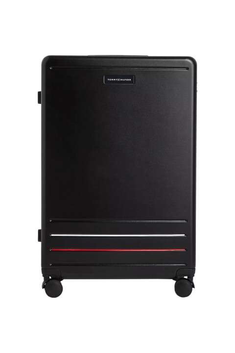 Unisex Büyük Boy Valiz - Siyah - Tommy Hilfiger