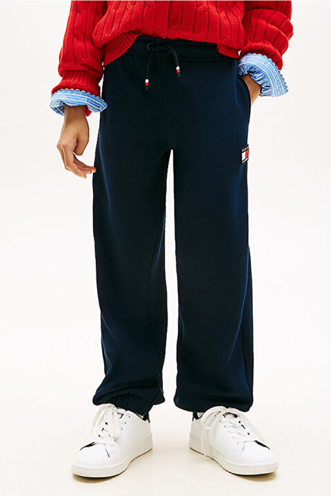 Unisex Çocuk Heritage Flag Eşofman Altı - Lacivert - Tommy Hilfiger