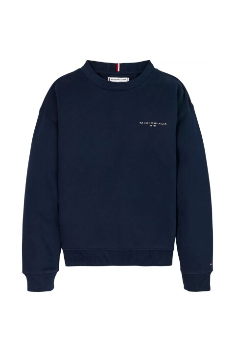 Unisex Çocuk Mini Corp Bisiklet Yaka Sweatshirt - Lacivert 