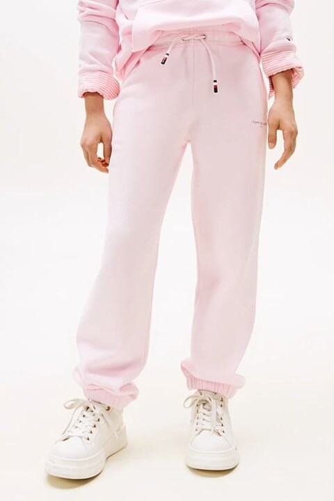 Unisex Çocuk Mini Logo Eşofman Altı - Açık Pembe - Tommy Hilfiger