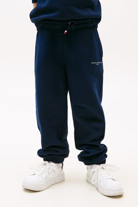 Unisex Çocuk Mini Logo Eşofman Altı - Lacivert - Tommy Hilfiger