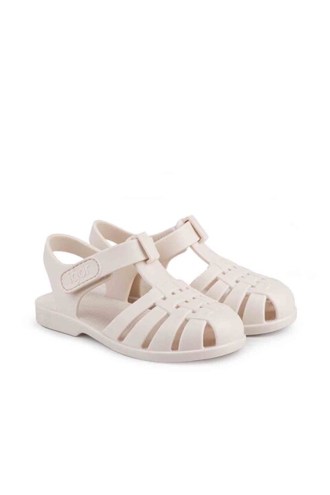 Unisex Çocuk S10288 Clasica Sandalet- Marfil - İGOR