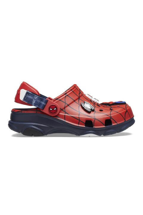 Unisex Çocuk Spider-Man All Terrain Clog T Terlik - Kırmızı Lacivert - Crocs