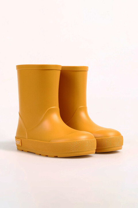 Unisex Çocuk Yogi Klasik Yağmur Çizmesi - Hardal Sarısı - İGOR
