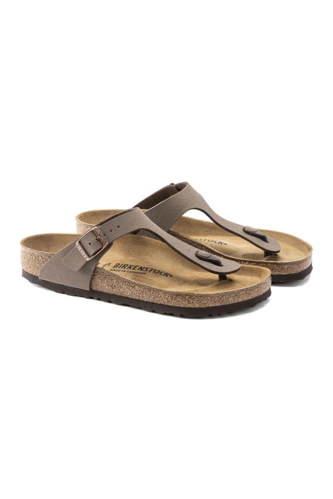 Unisex Gizeh Terlik - Kahverengi - Birkenstock