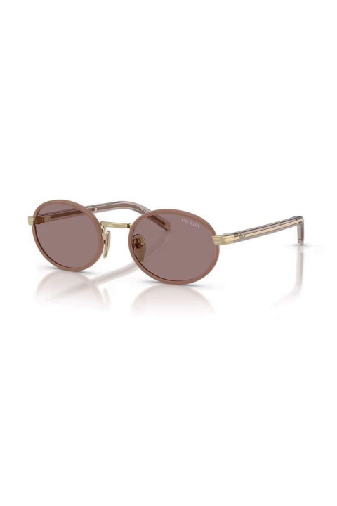 Unisex Kombine Çerçeve Güneş Gözlüğü 0PRB56S-24E20I 52*20*145 - Kahverengi - Prada