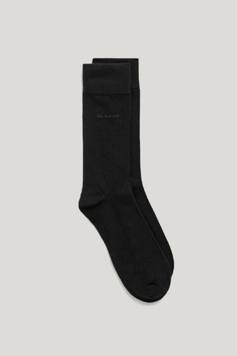 Unisex Logolu Çorap - Siyah - Gant