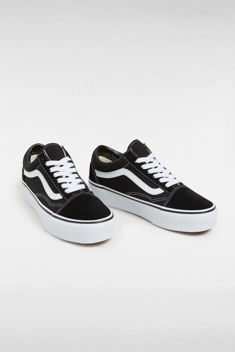 Unisex Platform Old Skool Ayakkabı - Siyah - Vans